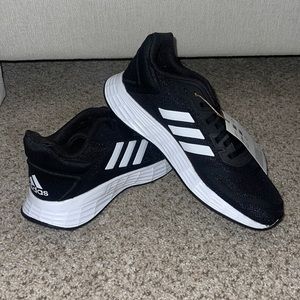 Black and White kids Adidas shoes
